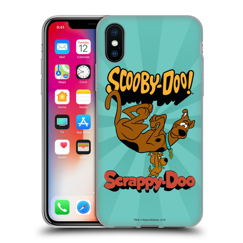 Scooby-Doo 50th Anniversary Scooby And Scrappy Soft Gel Case for Apple iPhone X / iPhone XS