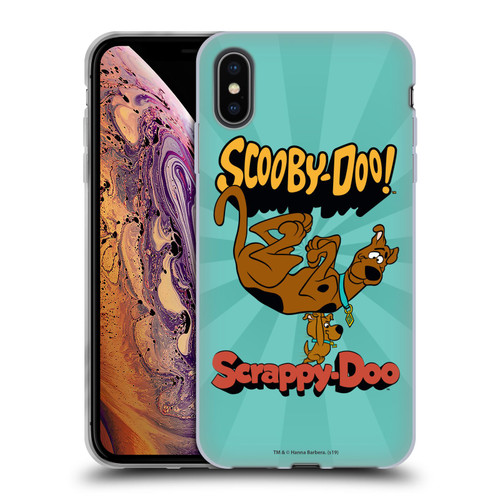 Scooby-Doo 50th Anniversary Scooby And Scrappy Soft Gel Case for Apple iPhone XS Max
