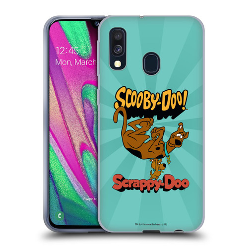 Scooby-Doo 50th Anniversary Scooby And Scrappy Soft Gel Case for Samsung Galaxy A40 (2019)