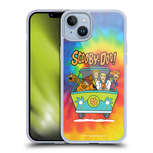 Scooby-Doo Mystery Inc. Tie Dye Soft Gel Case for Apple iPhone 14 Plus & MagSafe