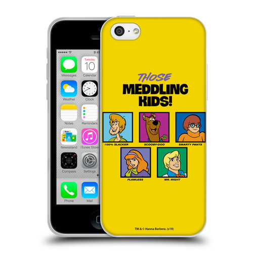 Scooby-Doo Mystery Inc. Meddling Kids Soft Gel Case for Apple iPhone 5c