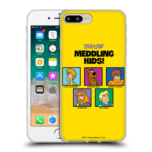 Scooby-Doo Mystery Inc. Meddling Kids Soft Gel Case for Apple iPhone 7 Plus / iPhone 8 Plus & MagSafe