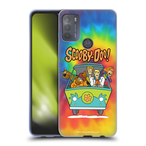 Scooby-Doo Mystery Inc. Tie Dye Soft Gel Case for Motorola Moto G50