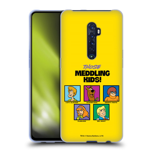 Scooby-Doo Mystery Inc. Meddling Kids Soft Gel Case for OPPO Reno 2