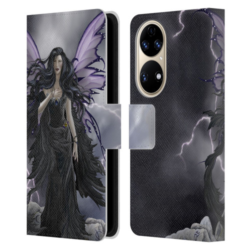 Nene Thomas Gothic Storm Fairy With Lightning Leather Book Wallet Case Cover For Huawei P50