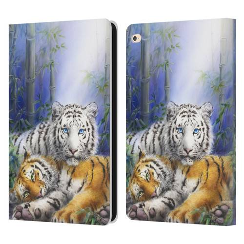 Kayomi Harai Animals And Fantasy Asian Tiger Couple Leather Book Wallet Case Cover For Apple iPad Air 2 (2014)