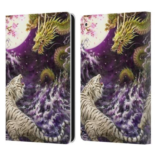 Kayomi Harai Animals And Fantasy Asian Tiger & Dragon Leather Book Wallet Case Cover For Apple iPad Air 2 (2014)