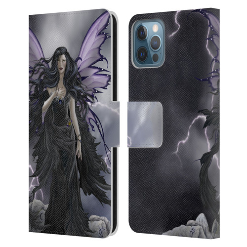 Nene Thomas Gothic Storm Fairy With Lightning Leather Book Wallet Case Cover For Apple iPhone 12 / iPhone 12 Pro