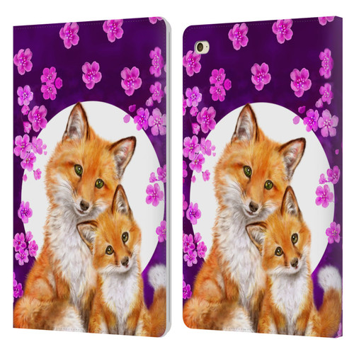 Kayomi Harai Animals And Fantasy Mother & Baby Fox Leather Book Wallet Case Cover For Apple iPad mini 4