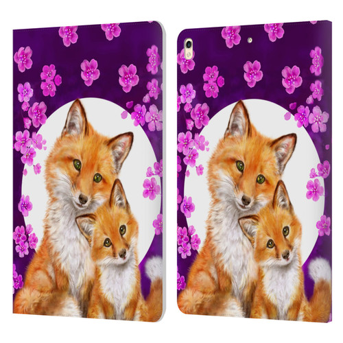 Kayomi Harai Animals And Fantasy Mother & Baby Fox Leather Book Wallet Case Cover For Apple iPad Pro 10.5 (2017)