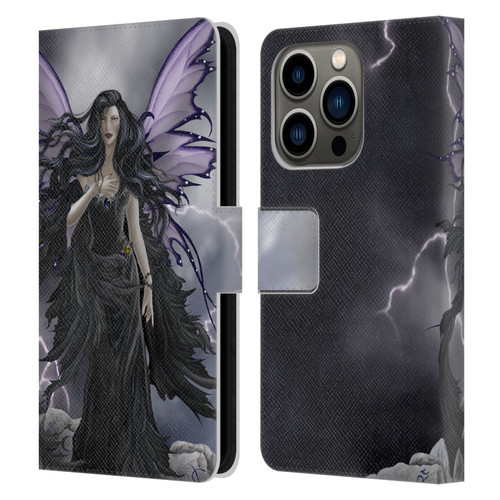 Nene Thomas Gothic Storm Fairy With Lightning Leather Book Wallet Case Cover For Apple iPhone 14 Pro