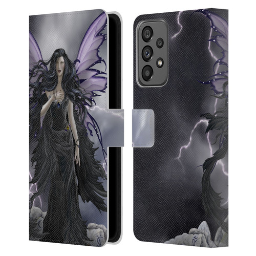 Nene Thomas Gothic Storm Fairy With Lightning Leather Book Wallet Case Cover For Samsung Galaxy A73 5G (2022)