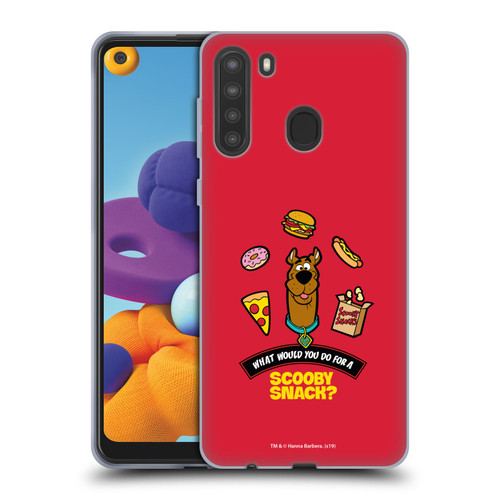 Scooby-Doo Scooby Snack Soft Gel Case for Samsung Galaxy A21 (2020)