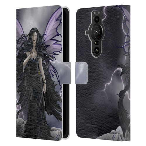 Nene Thomas Gothic Storm Fairy With Lightning Leather Book Wallet Case Cover For Sony Xperia Pro-I
