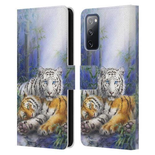 Kayomi Harai Animals And Fantasy Asian Tiger Couple Leather Book Wallet Case Cover For Samsung Galaxy S20 FE / 5G