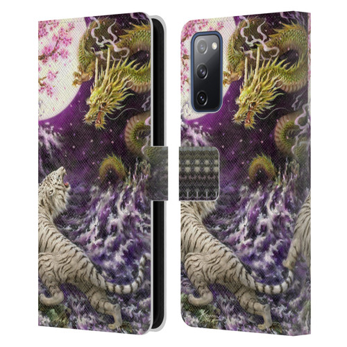 Kayomi Harai Animals And Fantasy Asian Tiger & Dragon Leather Book Wallet Case Cover For Samsung Galaxy S20 FE / 5G