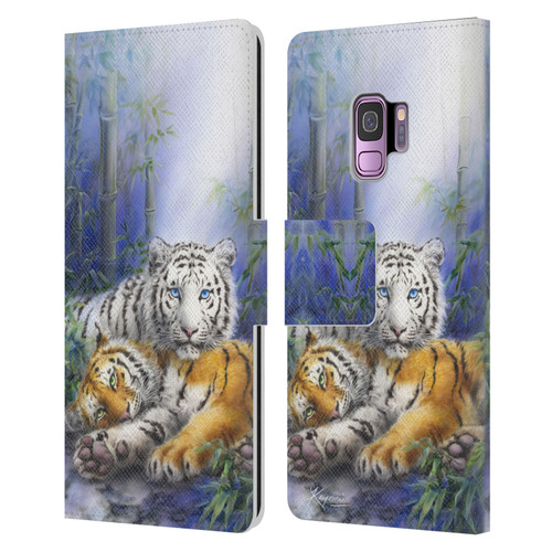 Kayomi Harai Animals And Fantasy Asian Tiger Couple Leather Book Wallet Case Cover For Samsung Galaxy S9