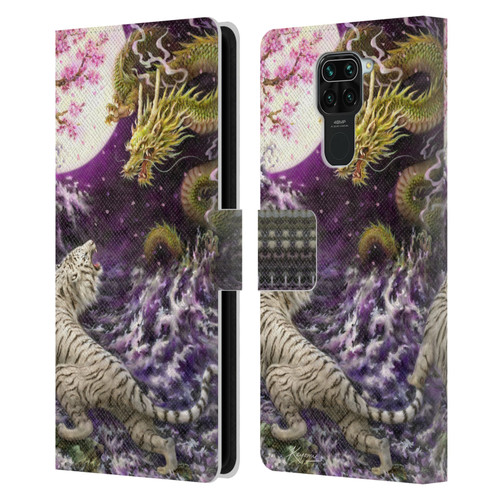 Kayomi Harai Animals And Fantasy Asian Tiger & Dragon Leather Book Wallet Case Cover For Xiaomi Redmi Note 9 / Redmi 10X 4G
