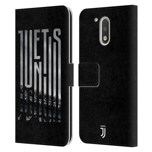 Juventus Football Club Graphic Logo  Stadium Leather Book Wallet Case Cover For Motorola Moto G41