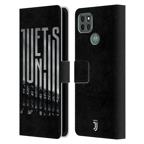 Juventus Football Club Graphic Logo  Stadium Leather Book Wallet Case Cover For Motorola Moto G9 Power