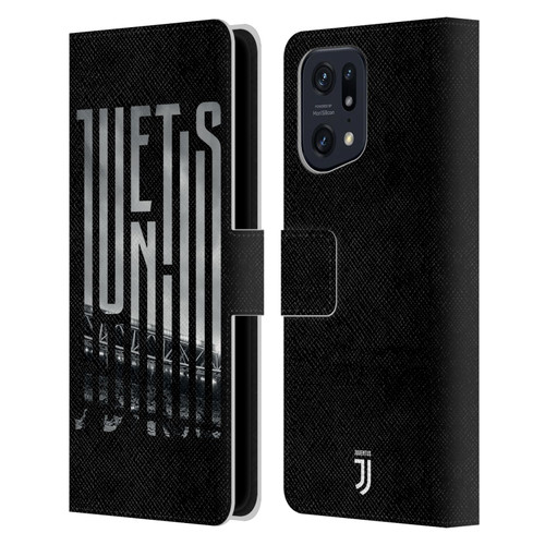 Juventus Football Club Graphic Logo  Stadium Leather Book Wallet Case Cover For OPPO Find X5
