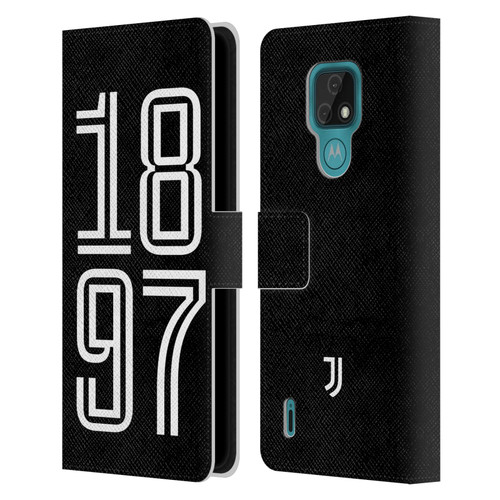 Juventus Football Club History 1897 Portrait Leather Book Wallet Case Cover For Motorola Moto E7