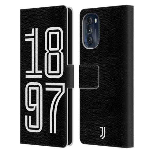 Juventus Football Club History 1897 Portrait Leather Book Wallet Case Cover For Motorola Moto G (2022)