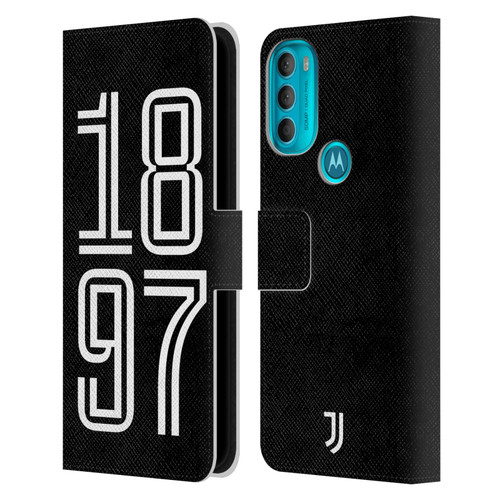 Juventus Football Club History 1897 Portrait Leather Book Wallet Case Cover For Motorola Moto G71 5G