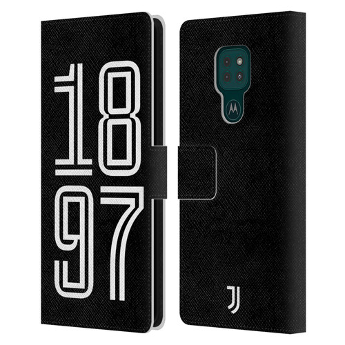 Juventus Football Club History 1897 Portrait Leather Book Wallet Case Cover For Motorola Moto G9 Play
