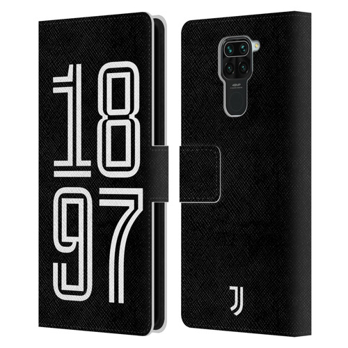 Juventus Football Club History 1897 Portrait Leather Book Wallet Case Cover For Xiaomi Redmi Note 9 / Redmi 10X 4G