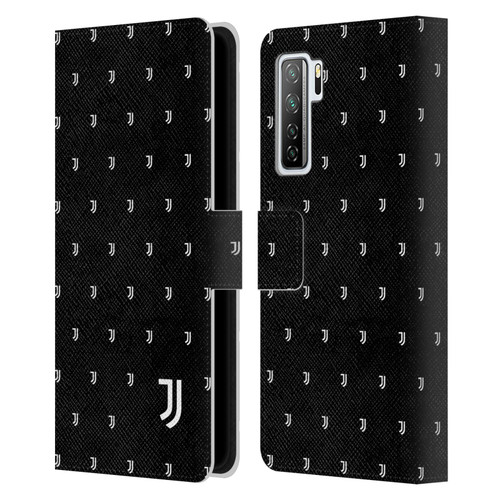 Juventus Football Club Lifestyle 2 Logomark Pattern Leather Book Wallet Case Cover For Huawei Nova 7 SE/P40 Lite 5G