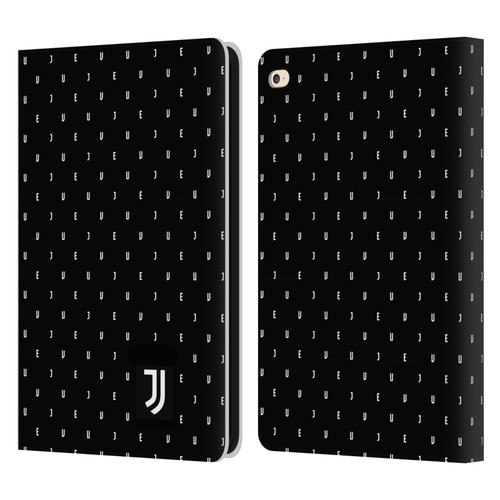 Juventus Football Club Lifestyle 2 Black Logo Type Pattern Leather Book Wallet Case Cover For Apple iPad Air 2 (2014)