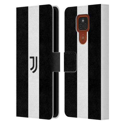 Juventus Football Club Lifestyle 2 Bold White Stripe Leather Book Wallet Case Cover For Motorola Moto E7 Plus