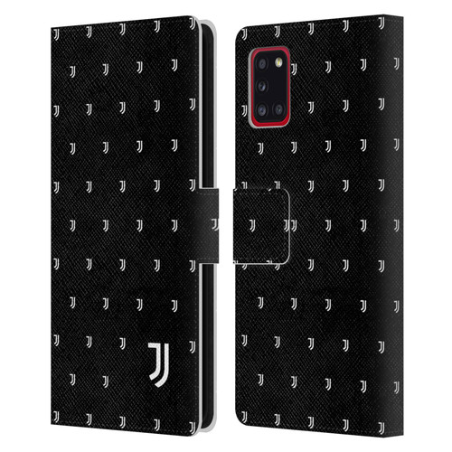 Juventus Football Club Lifestyle 2 Logomark Pattern Leather Book Wallet Case Cover For Samsung Galaxy A31 (2020)