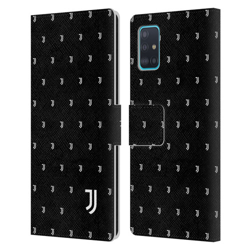 Juventus Football Club Lifestyle 2 Logomark Pattern Leather Book Wallet Case Cover For Samsung Galaxy A51 (2019)