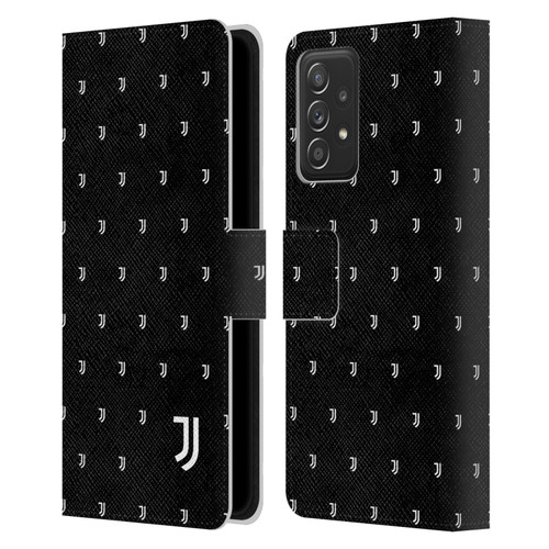 Juventus Football Club Lifestyle 2 Logomark Pattern Leather Book Wallet Case Cover For Samsung Galaxy A52 / A52s / 5G (2021)