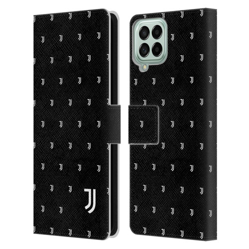 Juventus Football Club Lifestyle 2 Logomark Pattern Leather Book Wallet Case Cover For Samsung Galaxy M33 (2022)