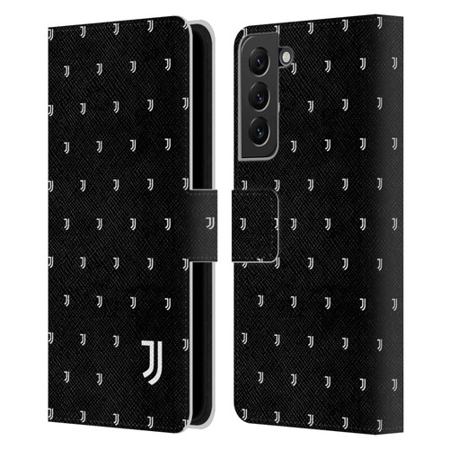 Juventus Football Club Lifestyle 2 Logomark Pattern Leather Book Wallet Case Cover For Samsung Galaxy S22+ 5G