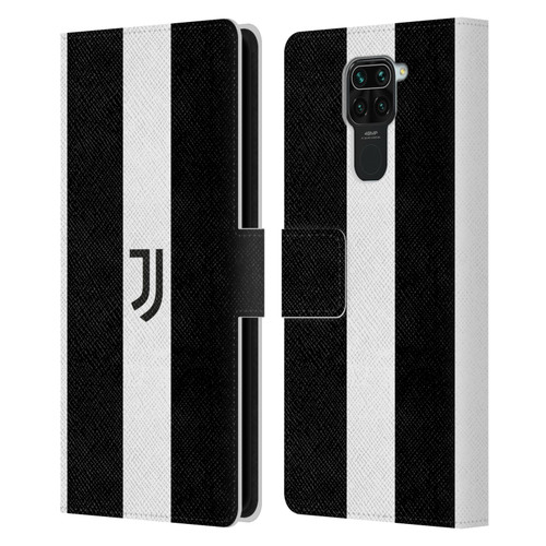 Juventus Football Club Lifestyle 2 Bold White Stripe Leather Book Wallet Case Cover For Xiaomi Redmi Note 9 / Redmi 10X 4G