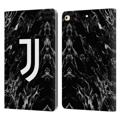 Juventus Football Club Marble Black Leather Book Wallet Case Cover For Apple iPad 9.7 2017 / iPad 9.7 2018