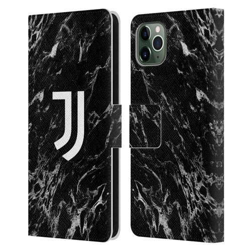 Juventus Football Club Marble Black Leather Book Wallet Case Cover For Apple iPhone 11 Pro Max