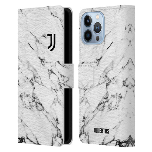 Juventus Football Club Marble White Leather Book Wallet Case Cover For Apple iPhone 13 Pro Max