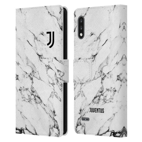 Juventus Football Club Marble White Leather Book Wallet Case Cover For LG K22