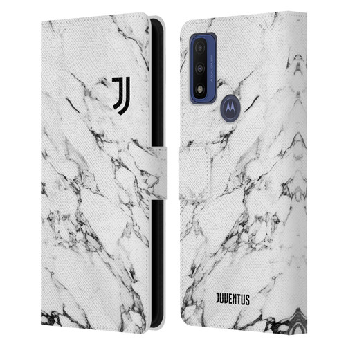 Juventus Football Club Marble White Leather Book Wallet Case Cover For Motorola G Pure