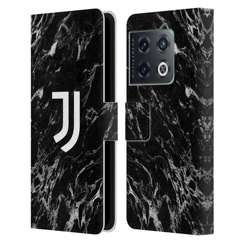 Juventus Football Club Marble Black Leather Book Wallet Case Cover For OnePlus 10 Pro