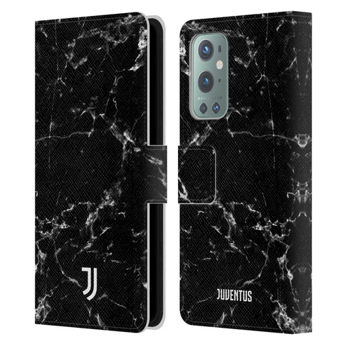 Juventus Football Club Marble Black 2 Leather Book Wallet Case Cover For OnePlus 9