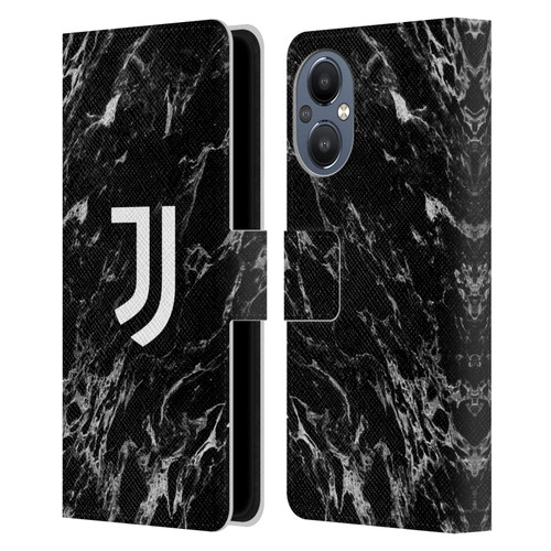 Juventus Football Club Marble Black Leather Book Wallet Case Cover For OnePlus Nord N20 5G