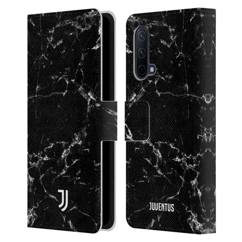 Juventus Football Club Marble Black 2 Leather Book Wallet Case Cover For OnePlus Nord CE 5G