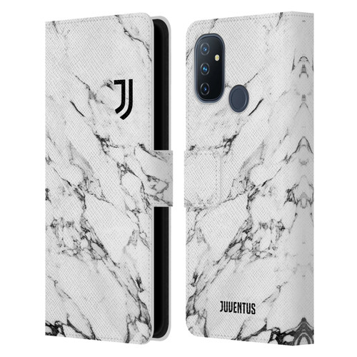 Juventus Football Club Marble White Leather Book Wallet Case Cover For OnePlus Nord N100