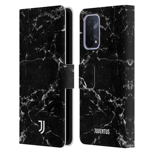 Juventus Football Club Marble Black 2 Leather Book Wallet Case Cover For OPPO A54 5G